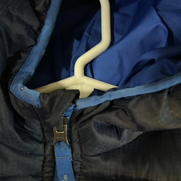 The North Face Puffer Jacket Red and Blue Insulated